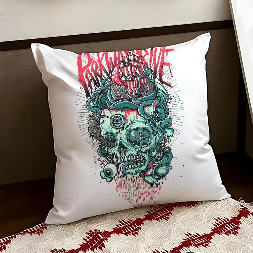 Parkway DDrive Band Cushion Cover Reversible Soft Durable Pillow Cover Home  Car MultiScene Use for Daily Comfort