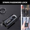 Heavy Duty Combination Padlock Waterproofs 4 Digit Padlocks Outdoor Safely Code Lock Weatherproof Gym Locker Lock