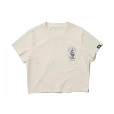 Camiseta de Manga Curta GradienT ArTwork Marfim