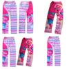 Trolls Girls Cartoon Print Long Pants With Polyester Fabric For Daily Playwear
