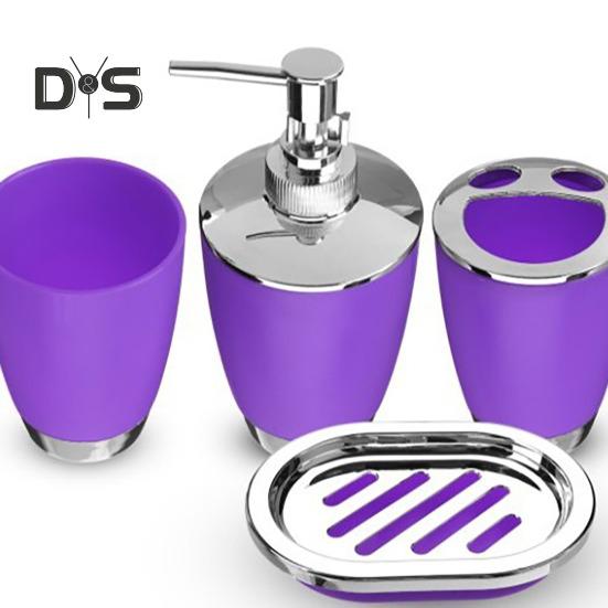 6 Teile/satz Badezimmer Kit Lotion Flasche Mundwasser Tasse Zahnbürste Tasse Seife Box WC-Bürste Mülleimer Set Toilettenartikel Veranstalter