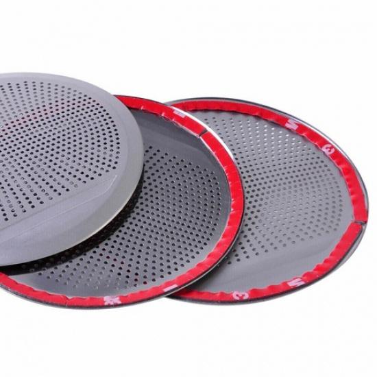 For BMW X5 X6 F15 14-16 Aluminum Door Speaker Cover Decorative Circle Trim