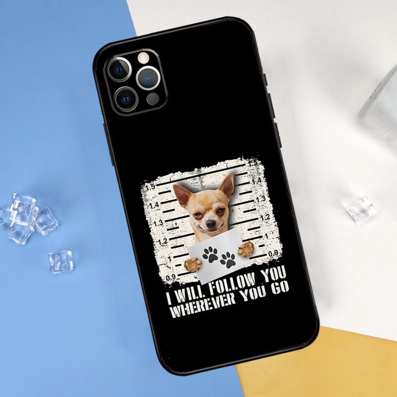 Chihuahua Dog Case For iPhone 16 15 11 12 13 14 Pro Max XR X XS Max Plus 12 13 Mini Back Cover Phone Case