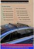 Lockable Aluminum Crossbars for Car Roof Racks and Luggage