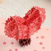 Handwriting Pop UP Greeting Cards Love Forever 3D Love Postcard  Birthday