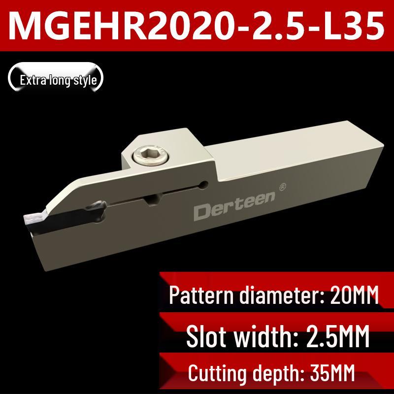 Portautensile per scanalatura tornio MGEHR2020-3-4: Taglio CNC ed Estensione per Scanalatura del Diametro Esterno
