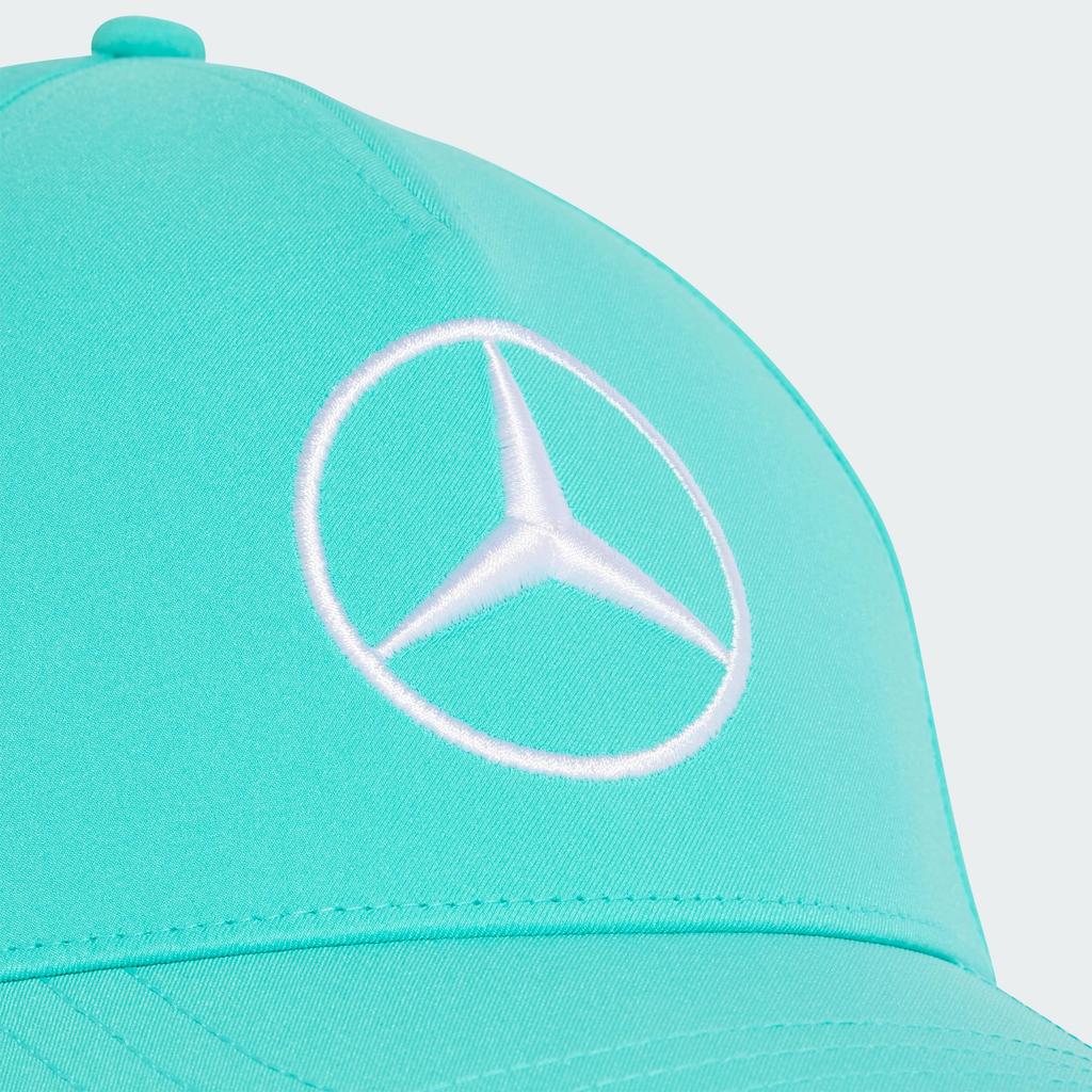 adidas MERCEDES AMG PETRONAS FORMULA 1 Team Driver Unisex MMX91 Rush Size Cm Cap, Adult, Semi-Mint (KE8301), 57.0