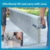 Multifunctional Panel Carrier Plasterboard Stone Glass Door Window Lifter Handling Tool