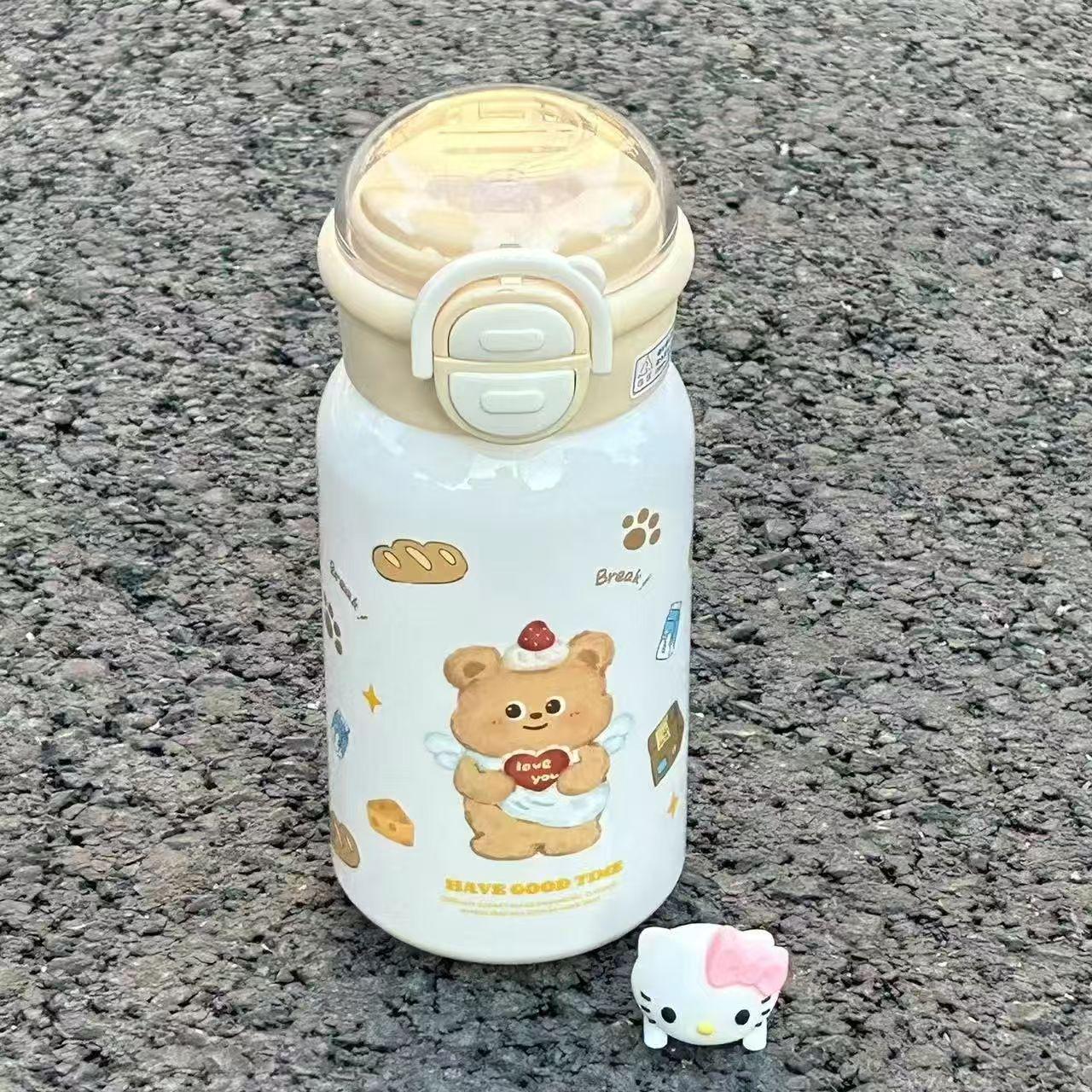

2026 Stylish Double Wall Water Cup for Girls with Straw - Portable Summer Design 600ml