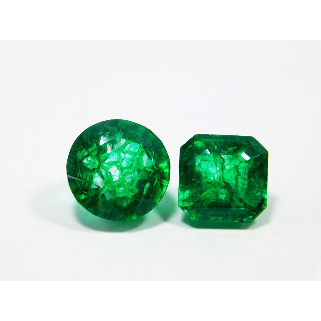 8 Carat CERTIFIED Loose Gemstone Natural Emerald Green Mix MULTTIQ13