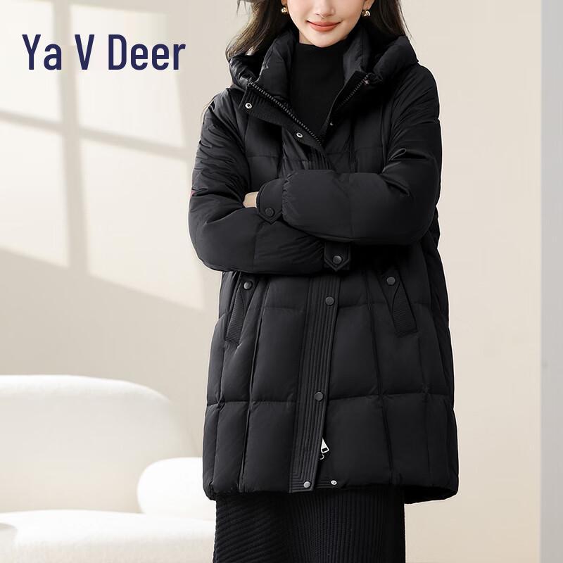 Yalu RS Dámská zateplená saténová ležérní zimní péřová bunda YYXFF86651