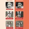 Aluminum Alloy Cream Tube Squeezer with Anti Slip Handle Hair Color Tube Extractor For Barbershops Salon And Home Use