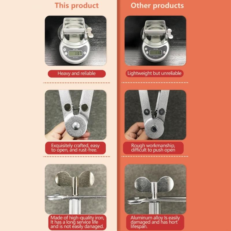 Aluminum Alloy Cream Tube Squeezer with Anti Slip Handle Hair Color Tube Extractor For Barbershops Salon And Home Use