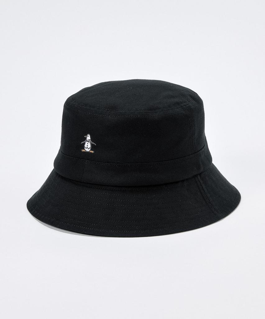 [Munsingwear] Bucket hat, padded, warm, adjustable size, cold weather, golf, MG4FCP76U BK00 (black)