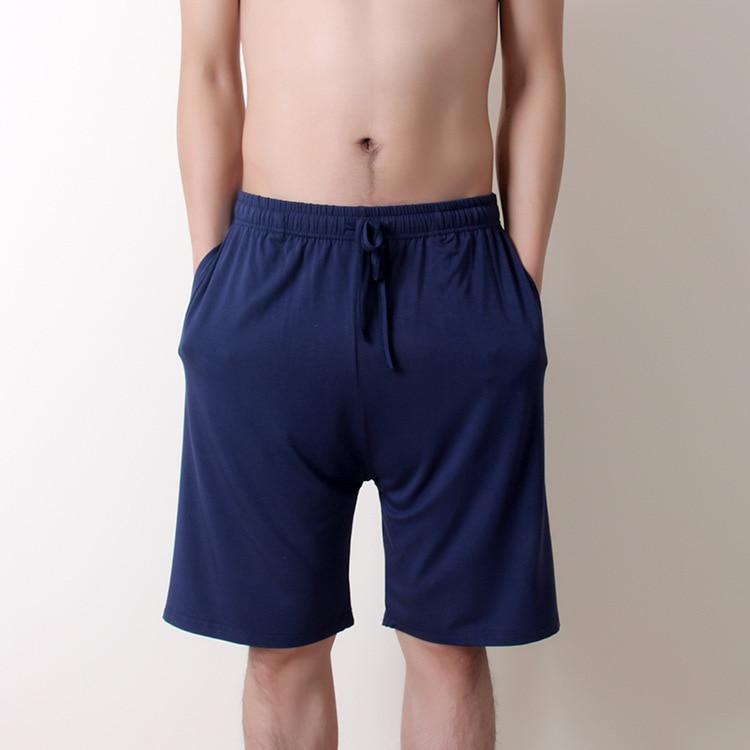 New Summer Large Size Men's Shorts Cotton Modal Casual Home Pants Thin Section Large Size Loose Shorts Pajamas Men Pajama Pants