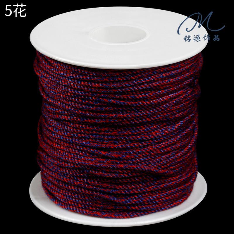 Large Roll Hand Rubbing Cotton Thread Rope Work In Progress Tibetan Play Rope Braided Rope Hemp Thread Pendant Rope Bracelet Rope Fringed Accessories