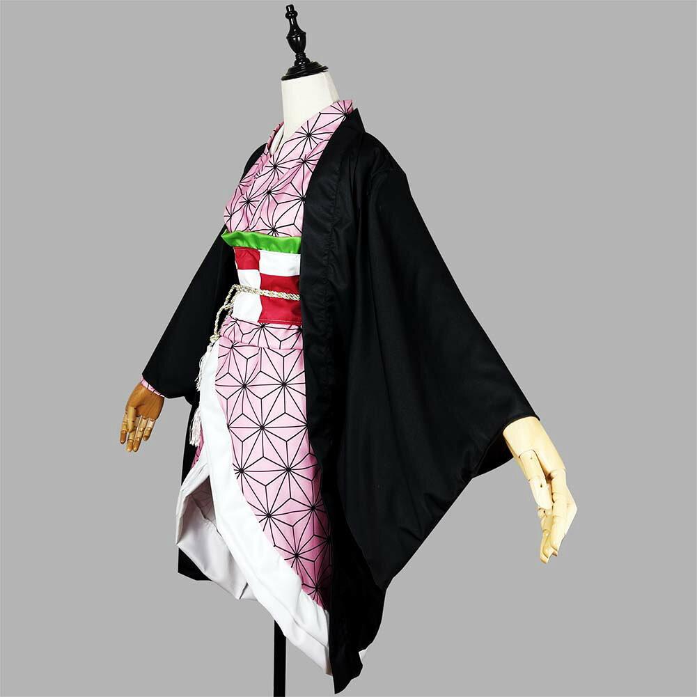 Kimono costume Japanese style cosplay clothing womens outfit school festival cultural disguise Halloween flower party presentation event use Christmas