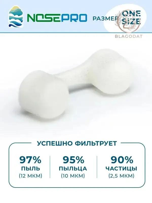 Nose Filter Plug Reusable Nasal Filter for Outdoor Activities