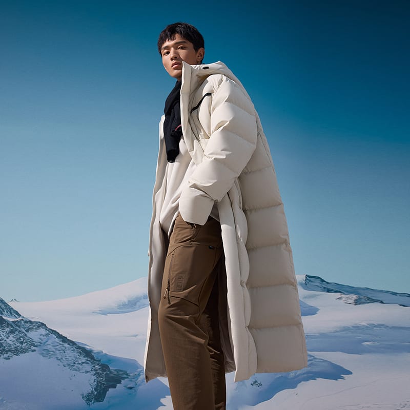 Anta Down Jacket Men's Wheat Grain Gray 952447910-2