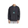 Adidas Equipment Series SS25 EQT Fleece HZ Fashion Comfortable Versatile Fleece Half-Zip Long Sleeve Sweatshirt Men Sweatshirt Black JP0357