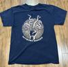 Kollektion Modest Mouse Grafisk T-shirt Marinblå Full Storlek S till 5XL AL1230