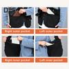 Summer Casual Waistcoat Bag Adjustable Shoulder Straps Solid Color Vest Bag Pockets Zipper Placket Outdoor Shoulder Backpack