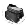 Bicycle Frame Top Tube Bag Waterproof Touchscreen Phone Holder Mountain Bike Bag for Road Mountain City Cycling Electric