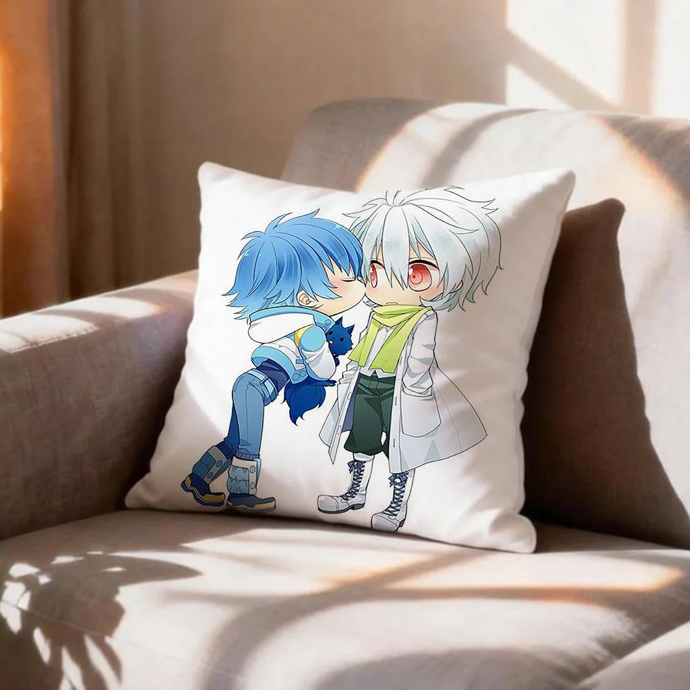 COOL DDRAMAtical Murder Clear Aoba Pillow Case Pattern Printed Pillowcase For Living Room Sofa Cushion Cover