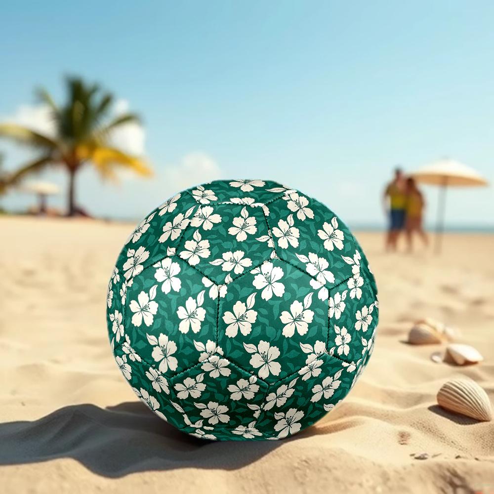 1PC Floral Soccer Ball Size 5 Football Machine Sewn Indoor/Outdoor Universal Football A123