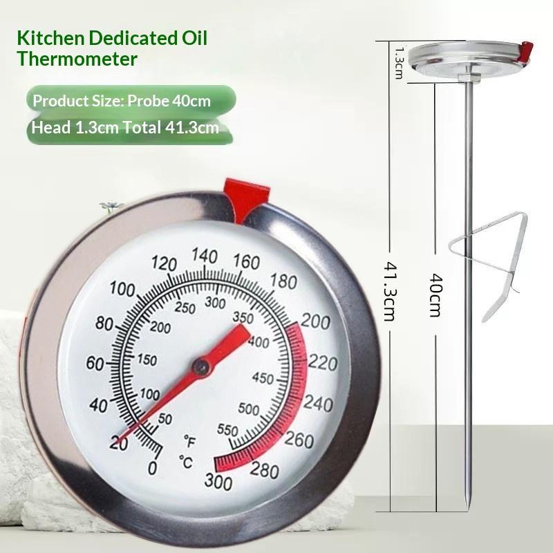 1Pcs 54mm Stainless Oven Grill Barbecue Temperature Gauge 20/30CM Kitchen Thermometer Probe Meat Cooking BBQ Food Thermometer