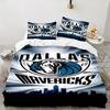 MAVERICKS LOGO Bedding Set 3pcs, High Quality Bedding Set Including 1pc Duvet Cover And 2pcs Pillowcases for Bedroom, Dormitory Gift