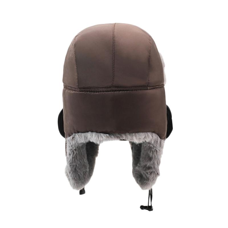 Men Winter Mask Bomber Hat Velvet Thick Cycling Outdoor Warm Ski Hat Ear Protection Cotton Hat