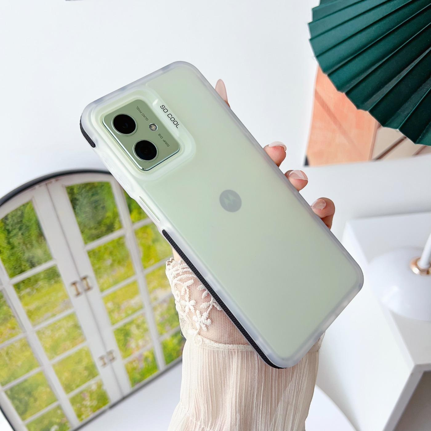 

Двоколірний ТПУ чохол для телефону, дружній до шкіри, для Motorola Moto edge 40 NEO G04 G04S G24 G14 G34 G84 Edge 50 Fusion Pro Ultra Motorola Moto G04s чорний