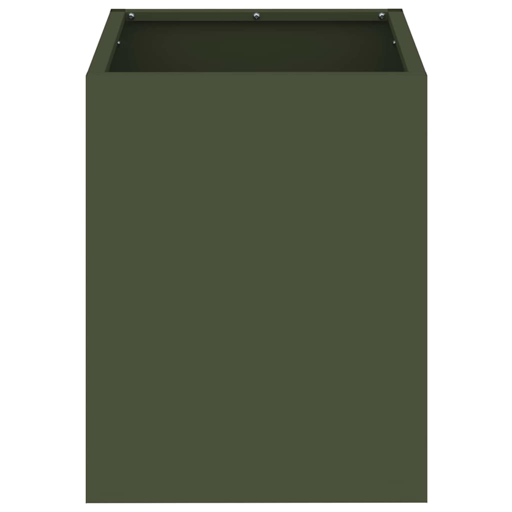 Garden Planter Olive Green 32 X 32 X 40 Cm