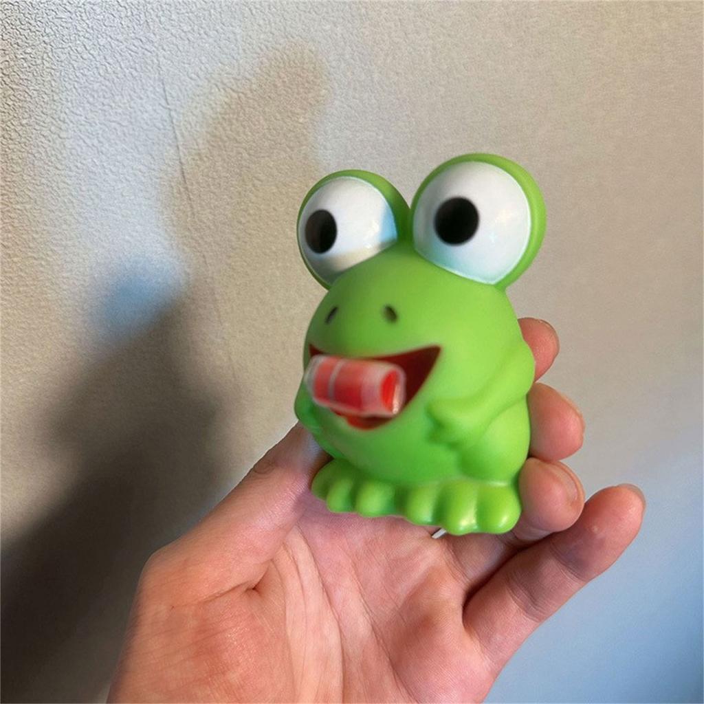 Dino-/Froschform Spielzeug mit einziehbarer Zunge Squeeze Stressabbau Spielzeug Lustige Fidgets Langsam aufsteigendes Spielzeug Kindergeschenk