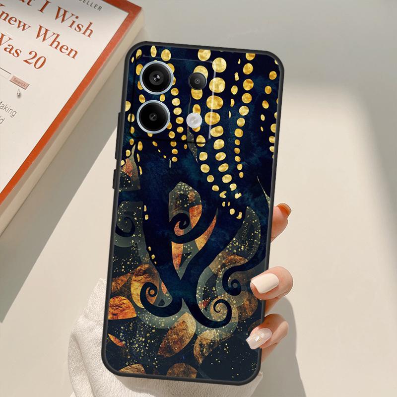 Octopus Ocean Aesthetic Funda For Xiaomi Redmi Note 14 13 10 11 12 Pro 11S 12S Case For Redmi 15 14C 12C 10C 13C 15C
