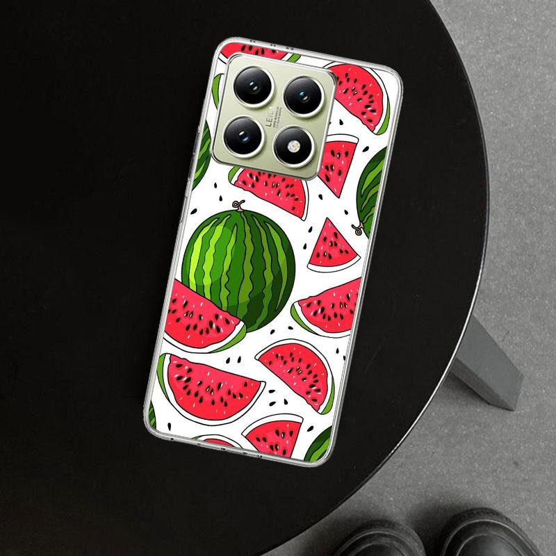 Watermelon Summer Fruit Phone Case Cover for Xiaomi Redmi Note 15 14 13 12 11 Pro Plus 14S 12S 11S 11T 11E 10S 10 Customized Fun