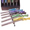 LED Light Creative Sniper Rifle Modeling Gel Pen Weapons Black Refill 0.38mm Kids Gift Toys Stationery School Supplies.