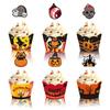 Halloween Cupcake Wraps Cheese Marker for Cheeseplate Appetizers Sandwiches Cupcake Muffin Wraps Party Supplies