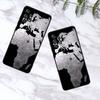 Fashion airplane pattern For Samsung A73 A72 A71 A55 A54 A53 A52 A51 A13 A22 A16 A15 A12 A14 A26 A07 5G Black Phone Case