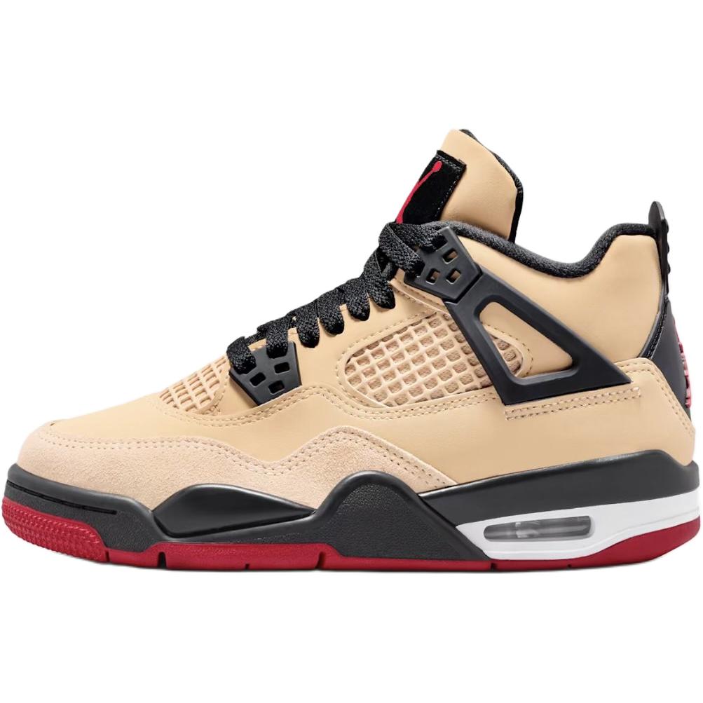 New Jordan Air Jordan 4 Mid top Children's Basketball Shoes Brown Teenagers IH2094-200