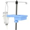 Adjustable Infusion Stand Tray for Plastic Drip Rack Storage Shelf for Hospital and Clinic Use Easy to Install and Remove