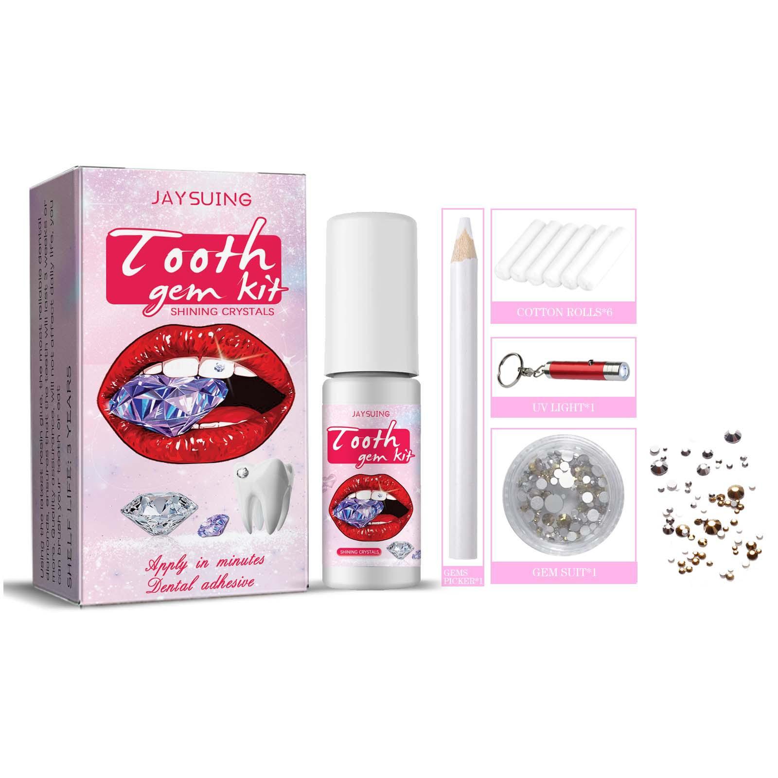 

Набор для самостоятельного изготовления стоматологических украшений. Аксессуары для самостоятельного изготовления украшений. Добавьте блеска вашей улыбке с помощью клея.