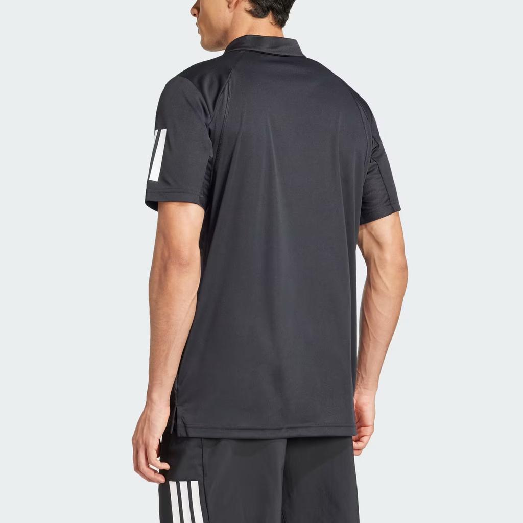 Adidas Tennis 3-Stripes FW24 Climacool Casual Sports Polo Shirt Men tops Black JG0985
