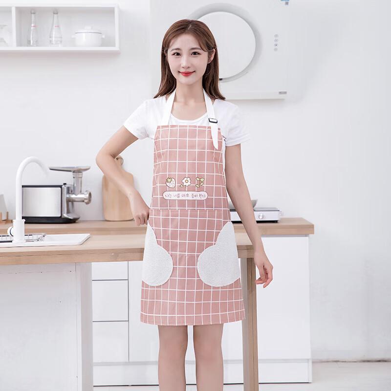 Waterproof Kitchen Apron with Hand Wipes