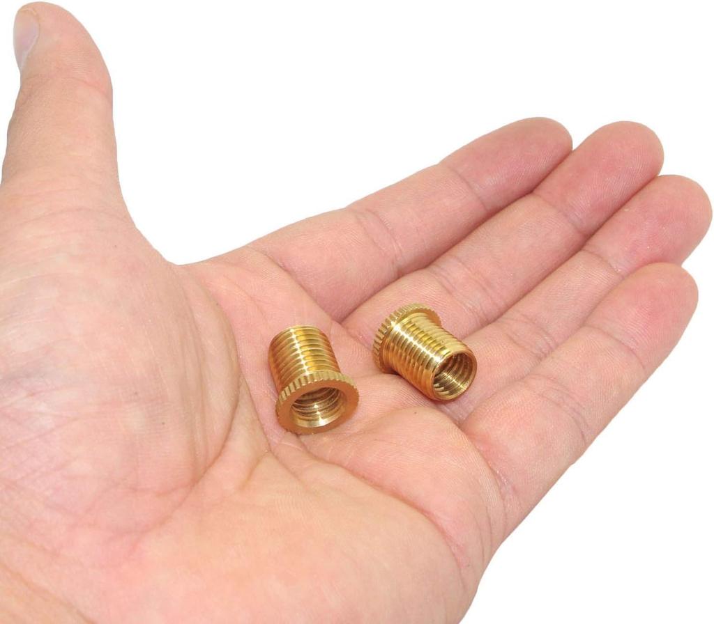 Shift Lever Screws, Car Shifting Thread Adapter, Pack of 3, Caliber Conversion Adapter, Aluminum