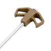 Camping Tent Stakes Ground Stake Nails Metal Pointed Handling Quick Pull Pegs Tarp for