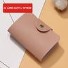 Business Card Holder Anti-Theft Id Credit Card Holder Fashion Women'S 12 Cards Slim Pu Leather Pocket Case Coin Purse Wallet