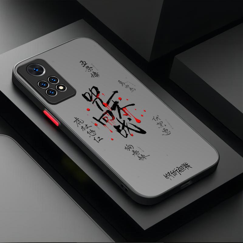 Anime Jujutsu Kaisen Case For Xiaomi Redmi Note 14 13 12 11 Pro Plus 5G 12S 11S 10S 10 9 Redmi 14C 13C 12C 12 4G A3 A3X Etui