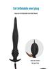 Large Inflatable Butt Plug & Prostate Dilator Toy
